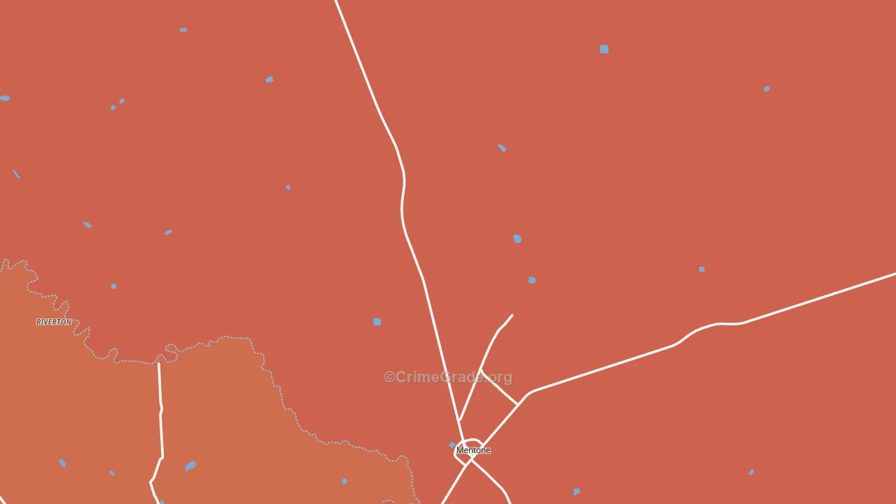 79754, TX Map of Theft Rates