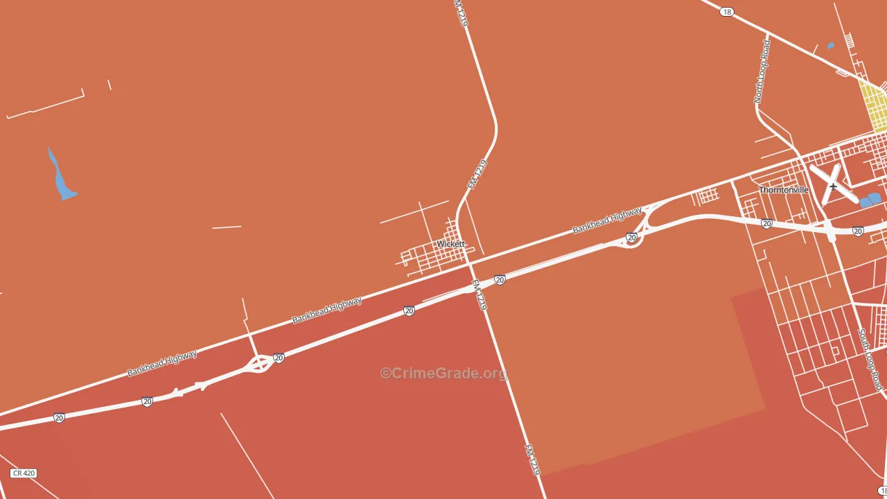 79788, TX Map of Theft Rates