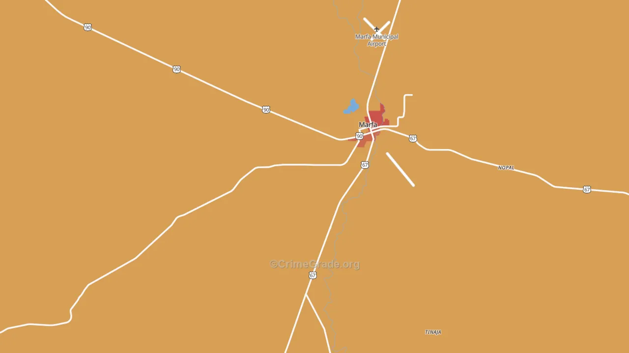 79843, TX Map of Theft Rates