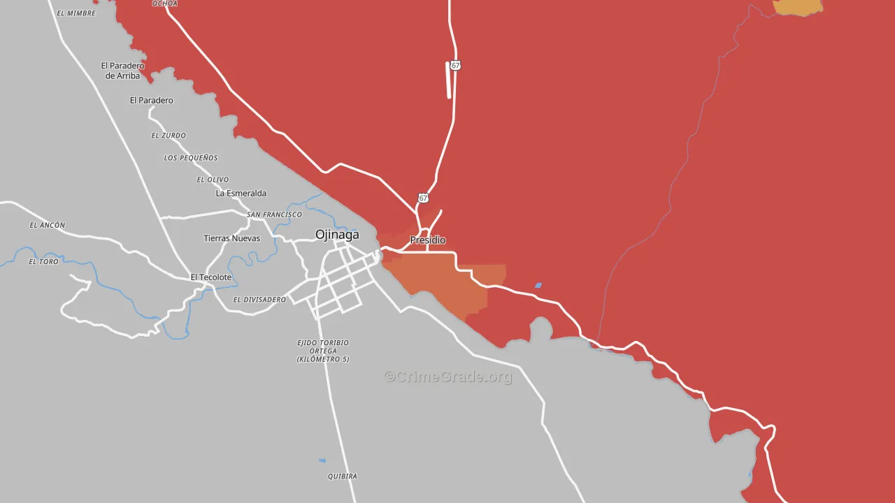 79845, TX Map of Theft Rates