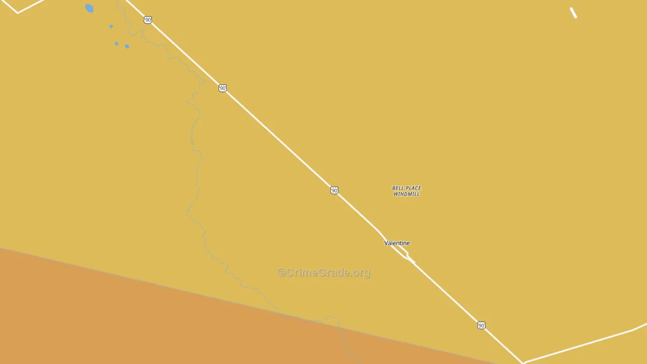 79854, TX Map of Theft Rates