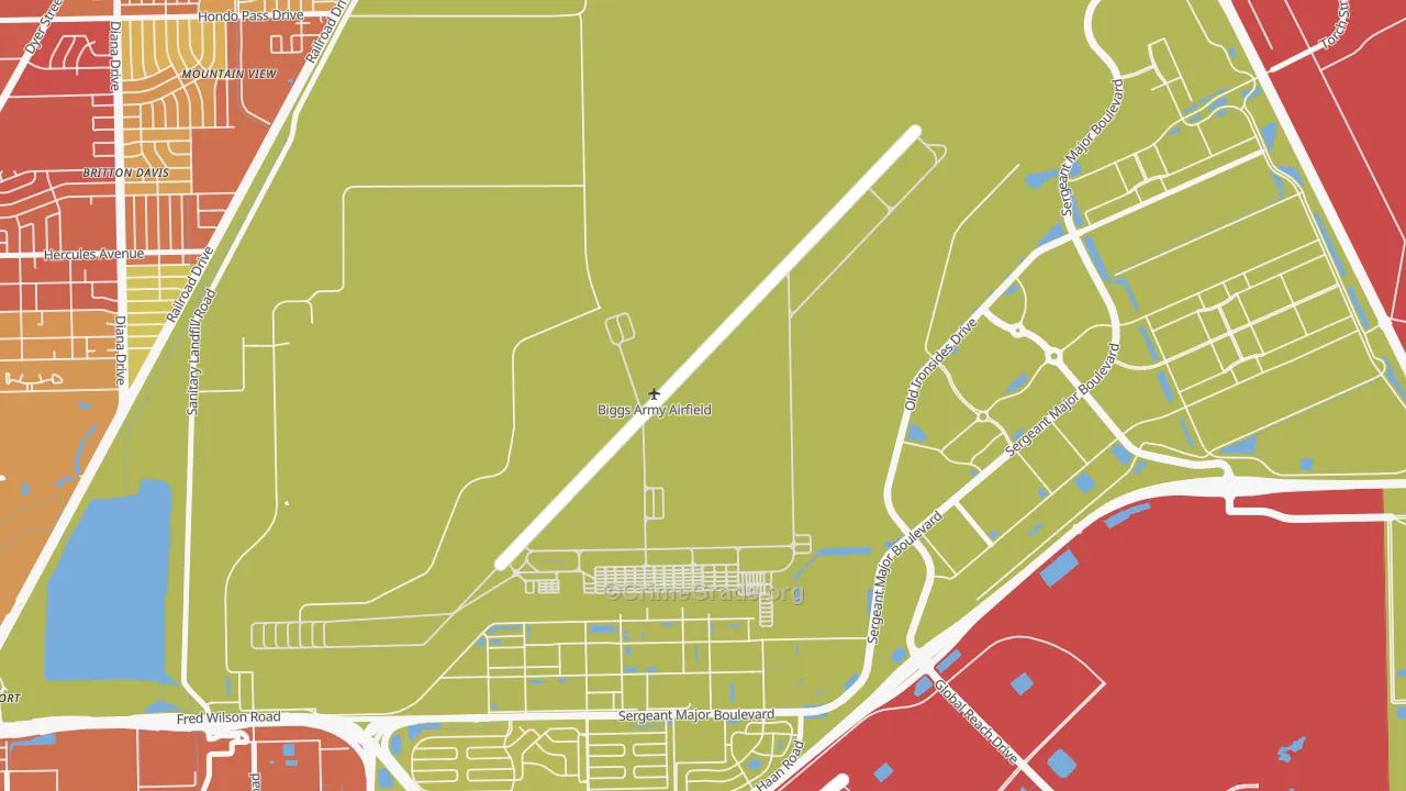 79918, TX Map of Theft Rates