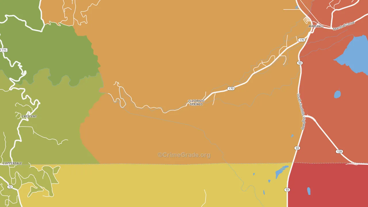 80025, CO Map of Theft Rates