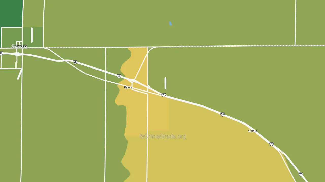 80103, CO Map of Theft Rates