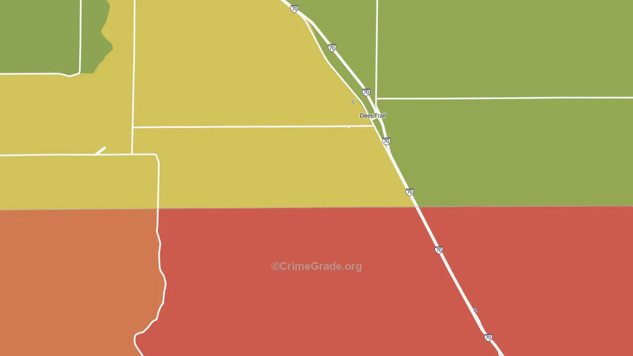 80105, CO Map of Theft Rates