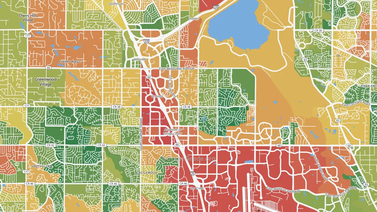 80111, CO Map of Theft Rates