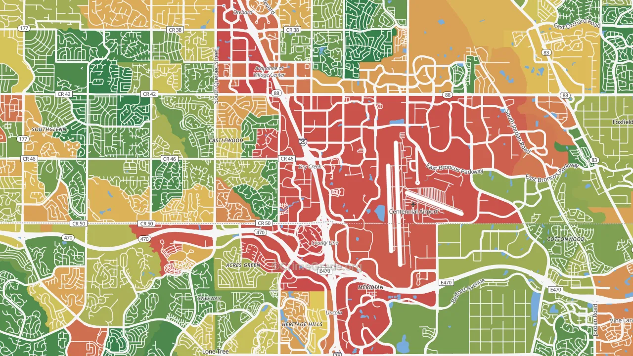 80112, CO Map of Theft Rates