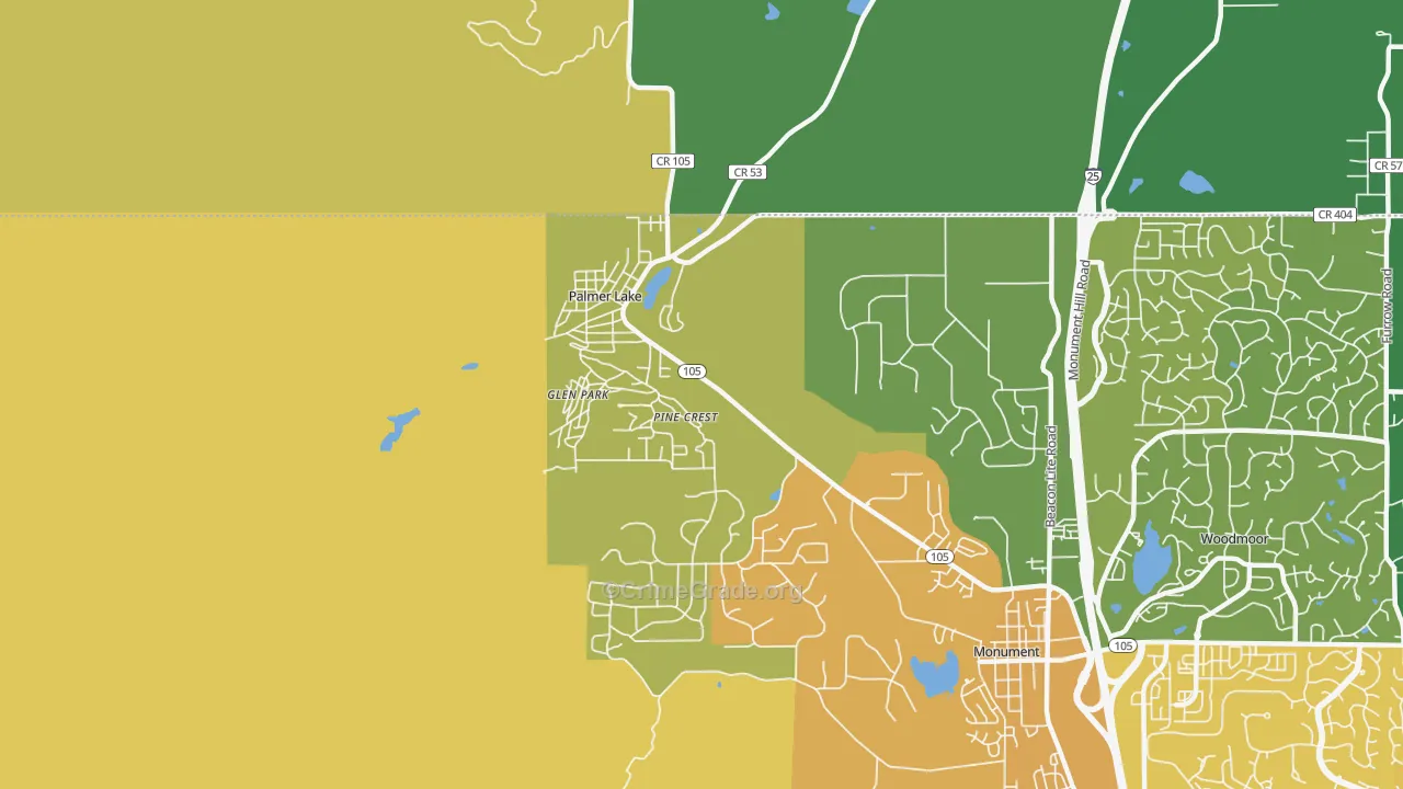 80133, CO Map of Theft Rates