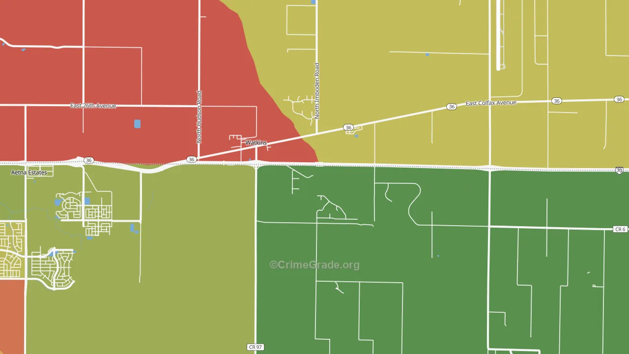 80137, CO Map of Theft Rates