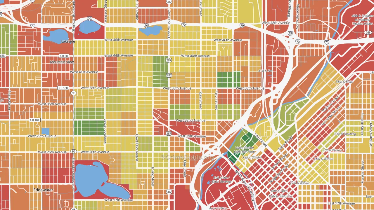 80211, CO Map of Theft Rates