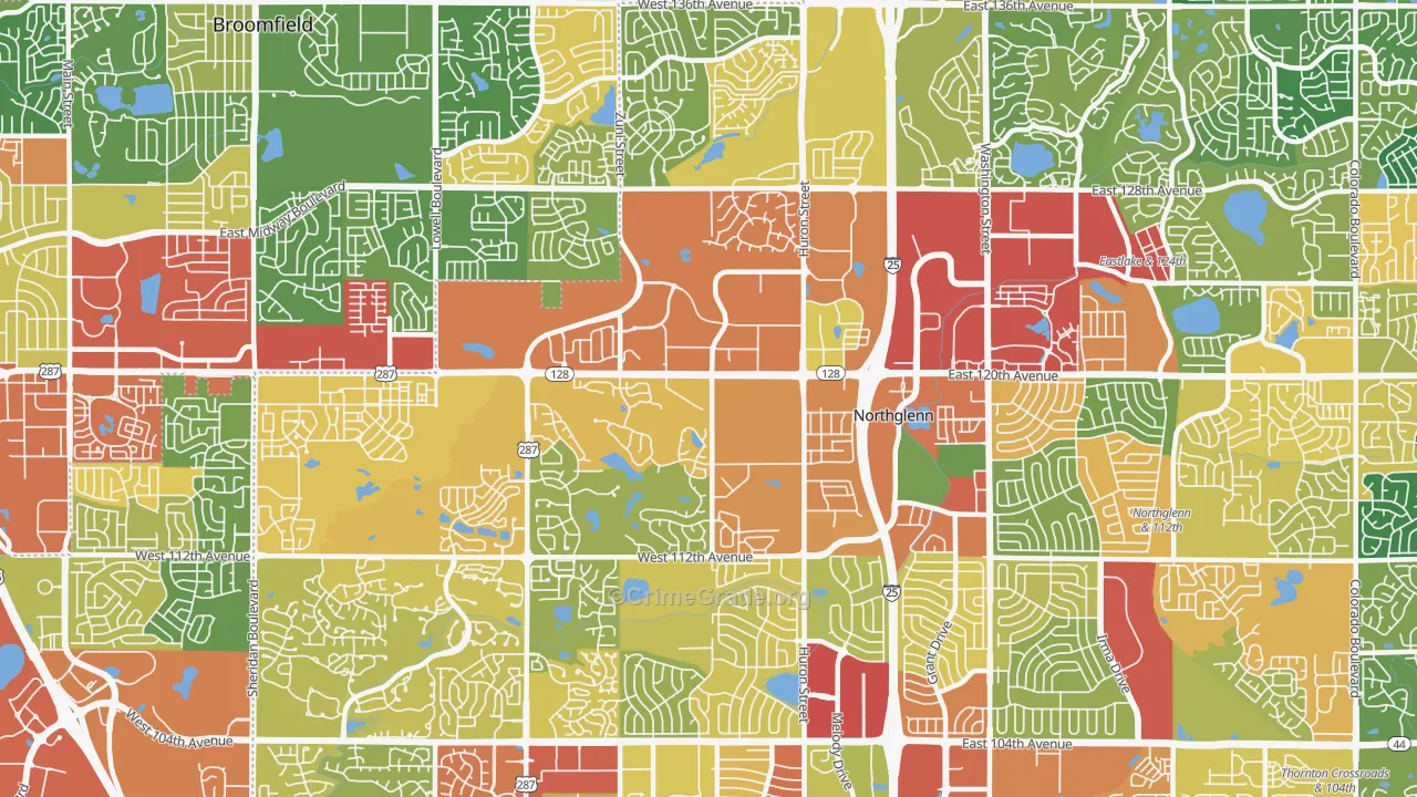 80234, CO Map of Theft Rates