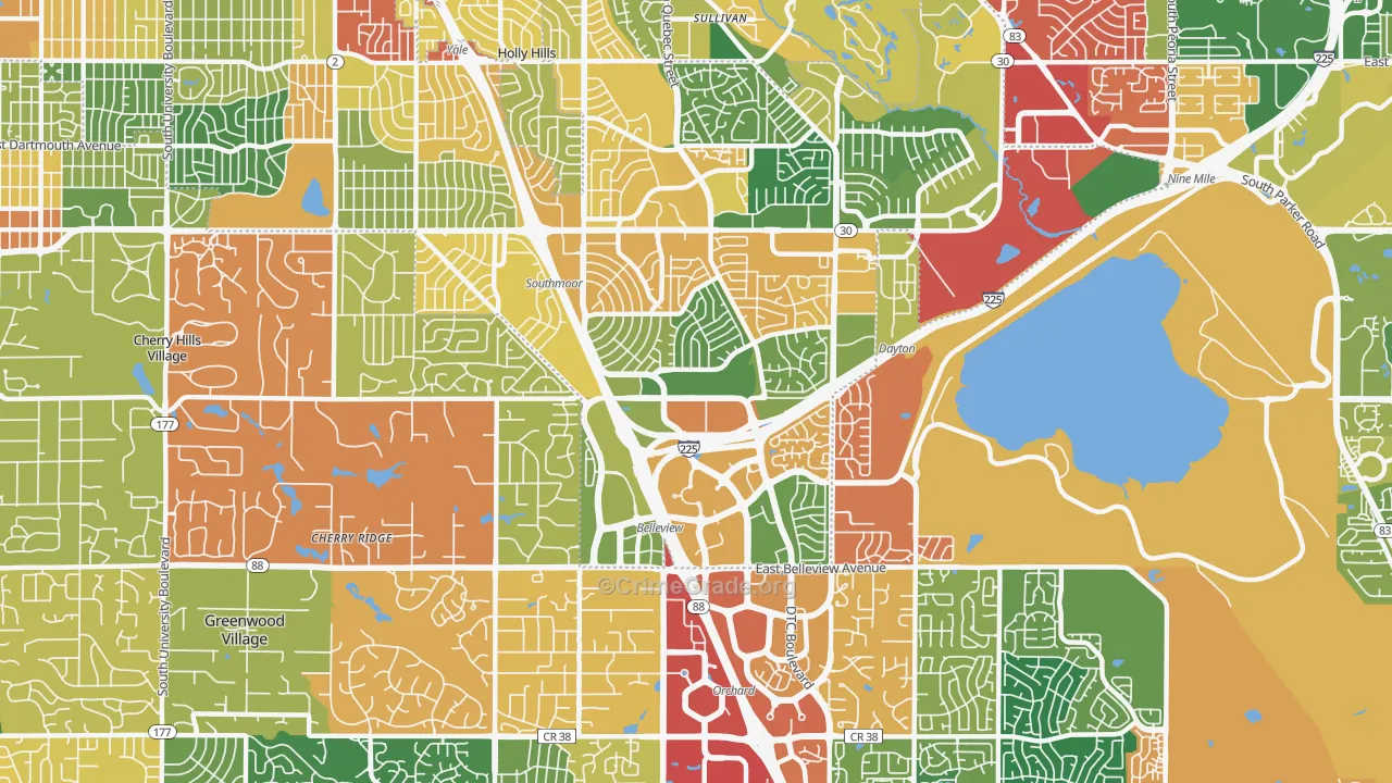 80237, CO Map of Theft Rates