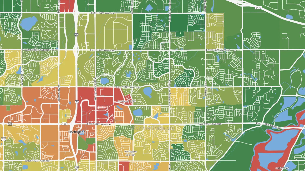 80241, CO Map of Theft Rates