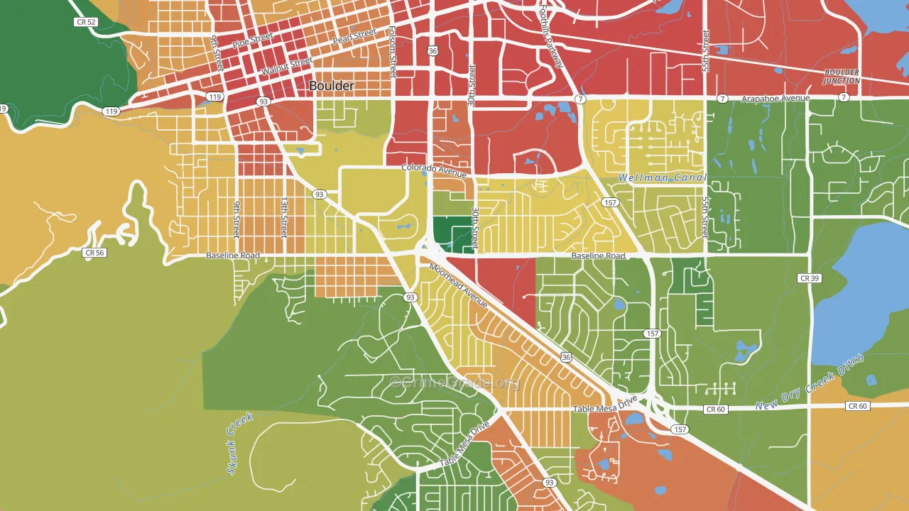 80310, CO Map of Theft Rates