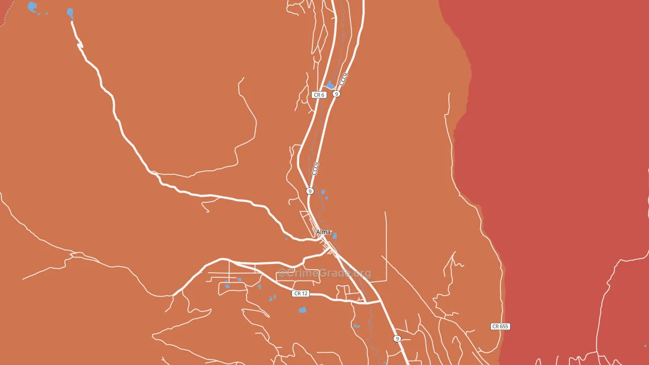 80420, CO Map of Theft Rates