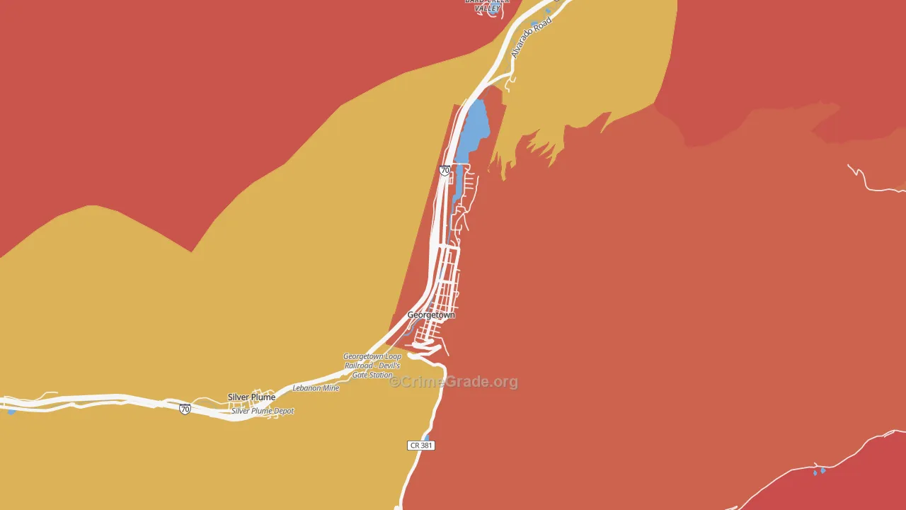 80444, CO Map of Theft Rates