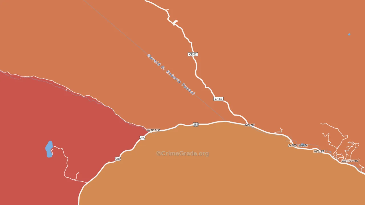 80448, CO Map of Theft Rates
