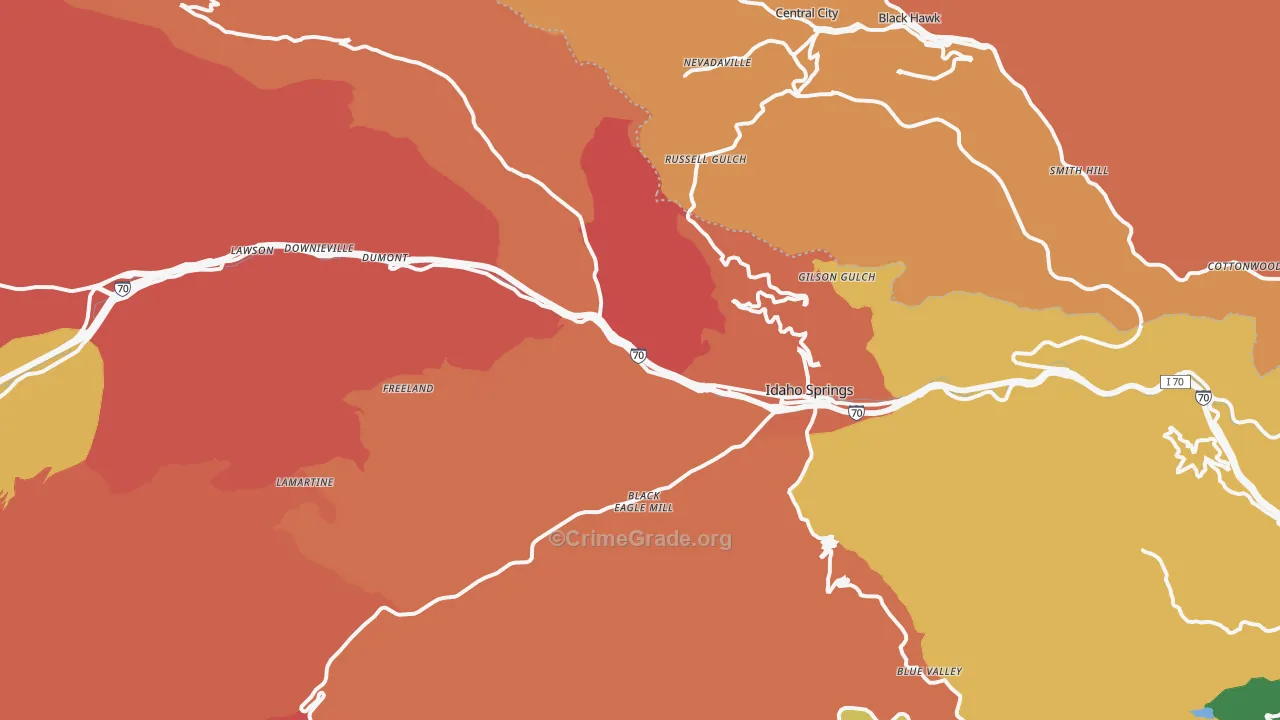 80452, CO Map of Theft Rates