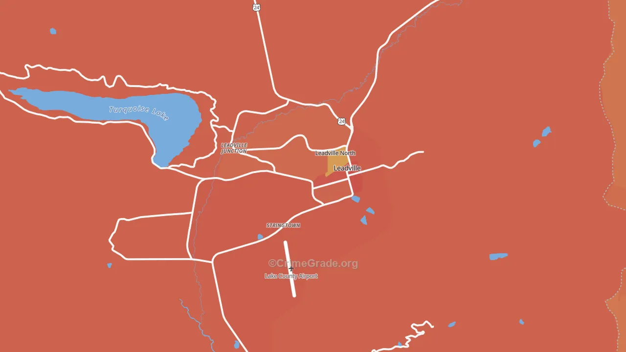 80461, CO Map of Theft Rates