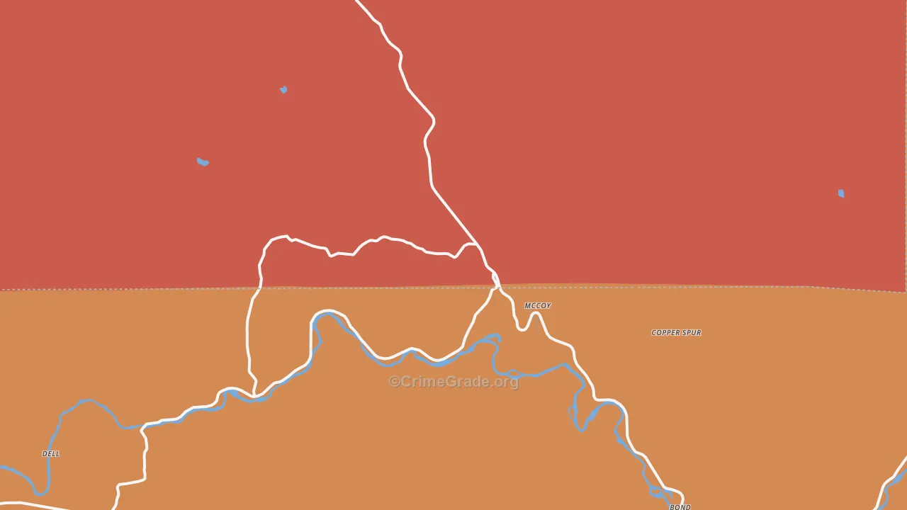 80463, CO Map of Theft Rates