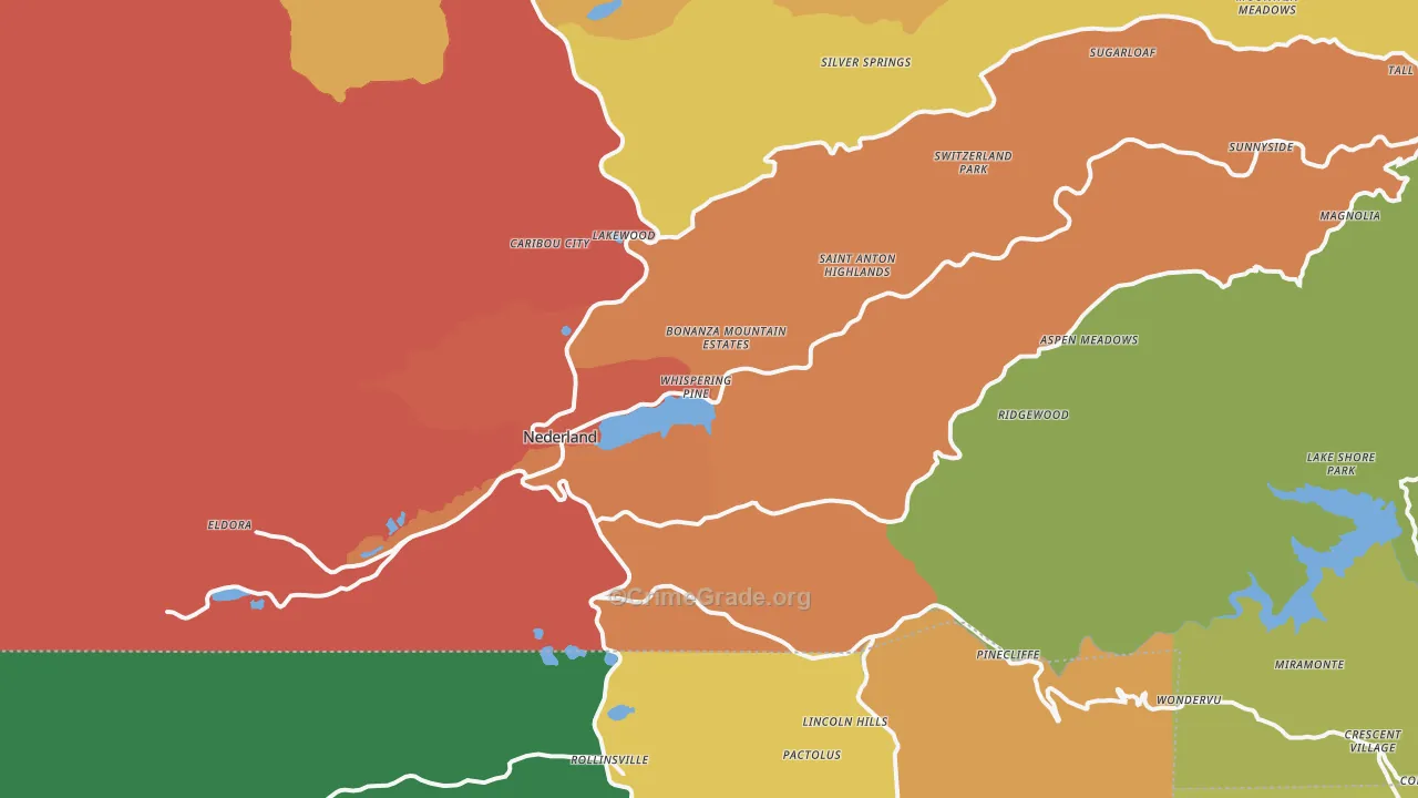 80466, CO Map of Theft Rates