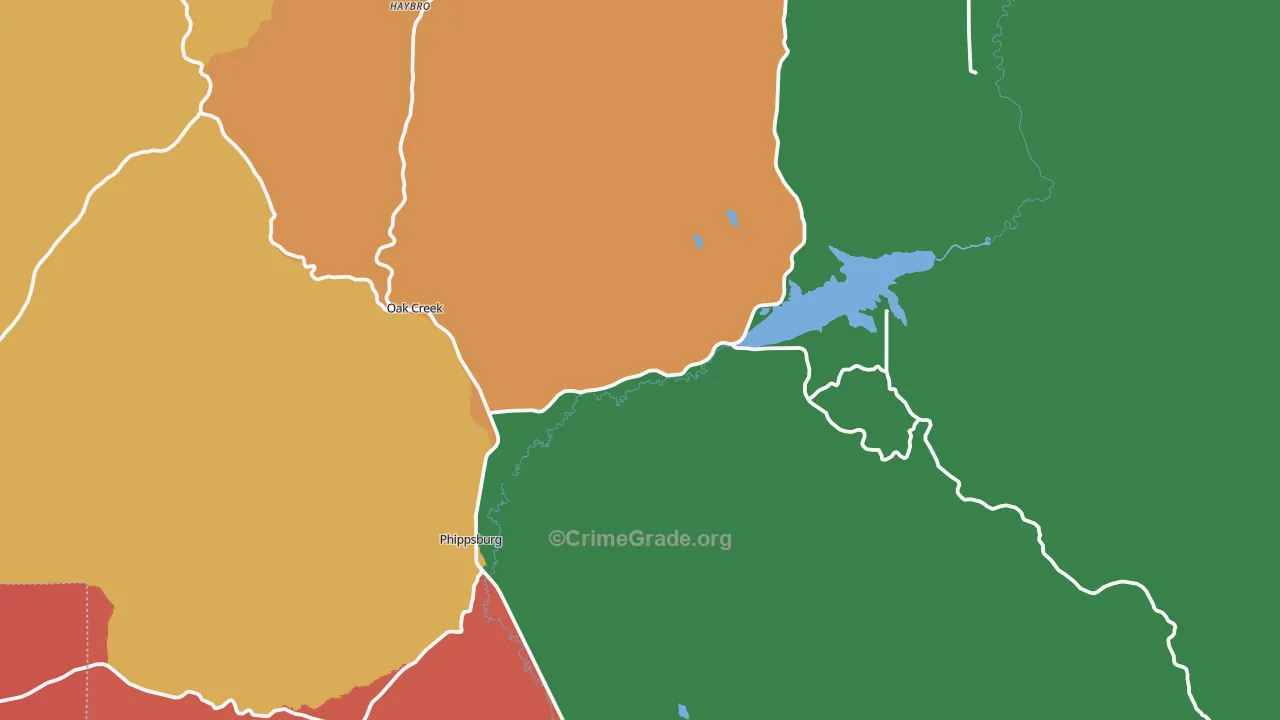 80467, CO Map of Theft Rates