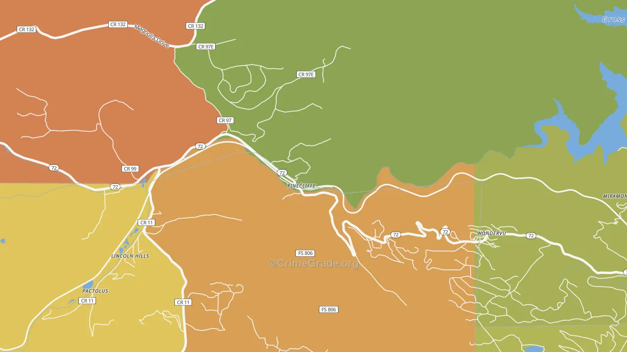 80471, CO Map of Theft Rates