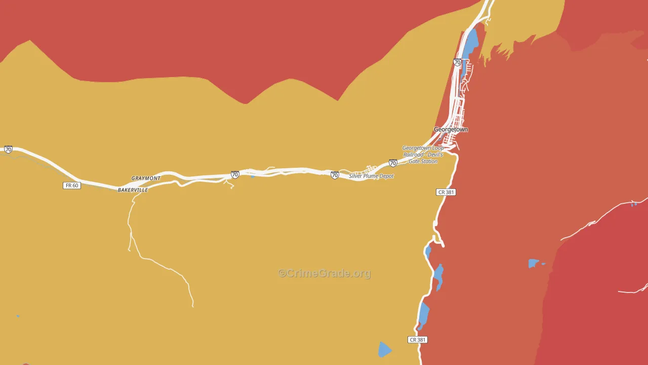 80476, CO Map of Theft Rates