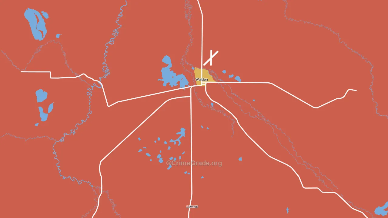 80480, CO Map of Theft Rates