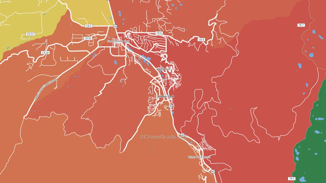 80482, CO Map of Theft Rates