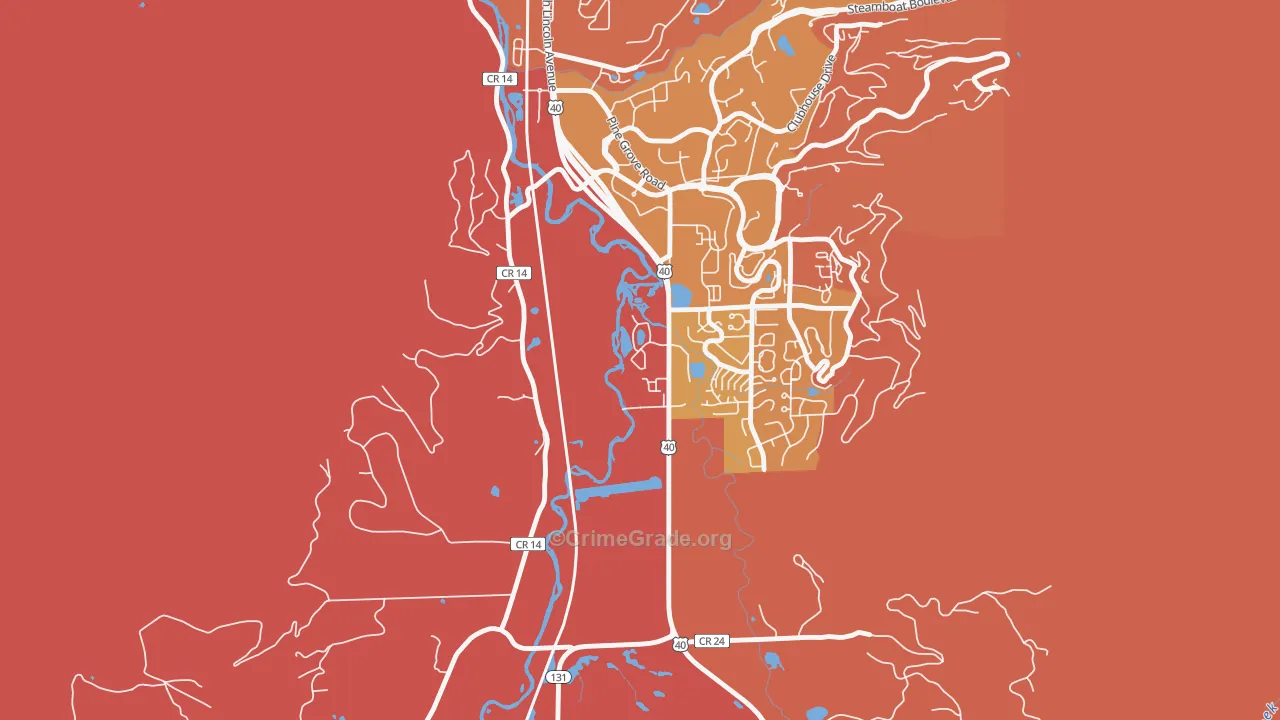 80488, CO Map of Theft Rates