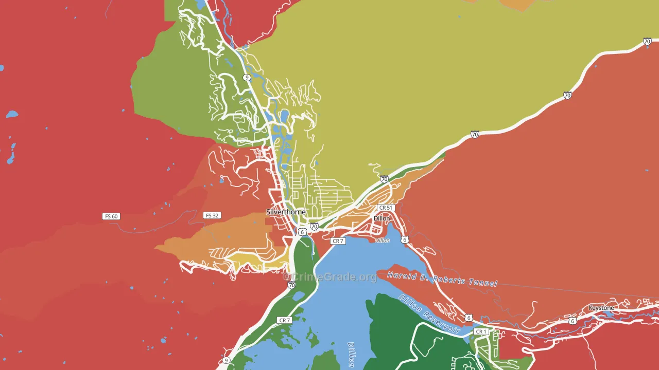 80497, CO Map of Theft Rates