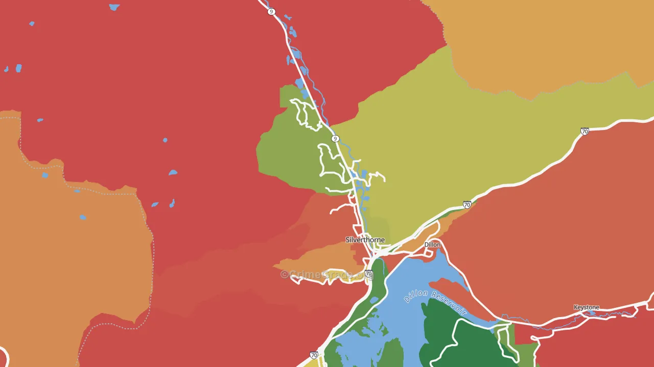 80498, CO Map of Theft Rates