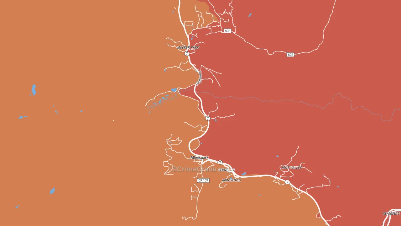80510, CO Map of Theft Rates