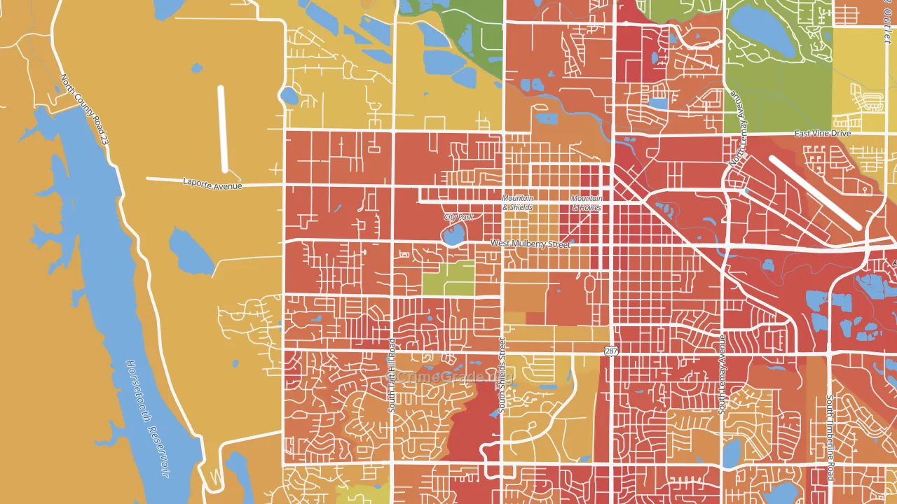 80521, CO Map of Theft Rates