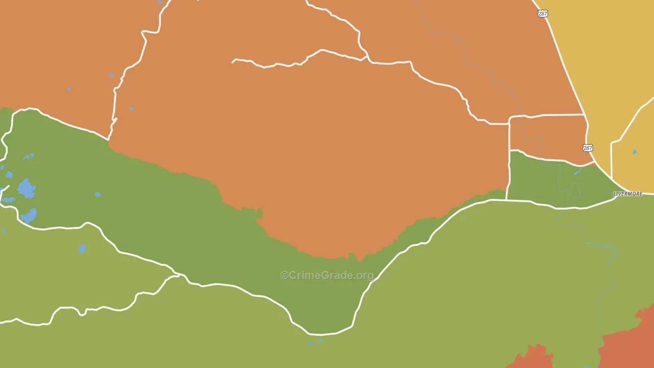 80536, CO Map of Theft Rates