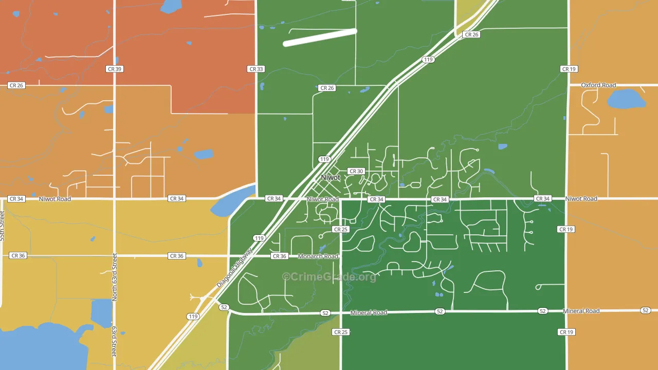 80544, CO Map of Theft Rates