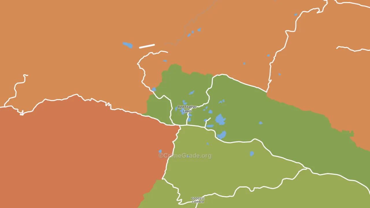 80545, CO Map of Theft Rates
