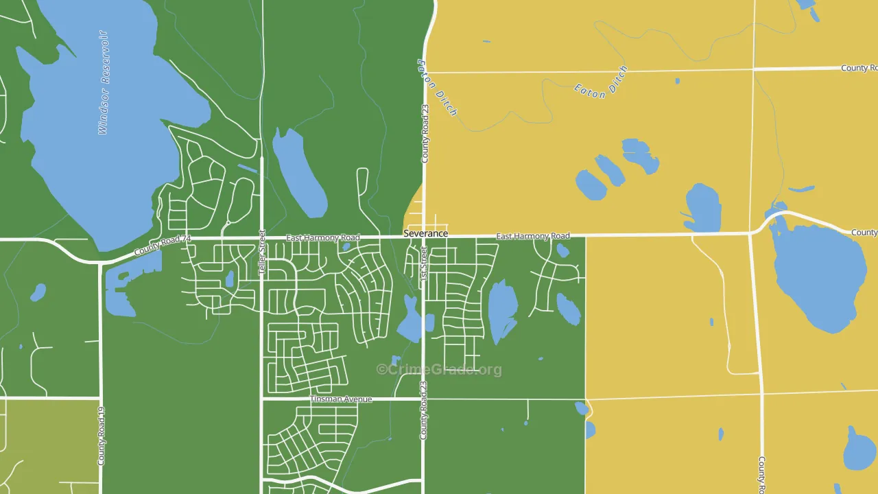 80546, CO Map of Theft Rates