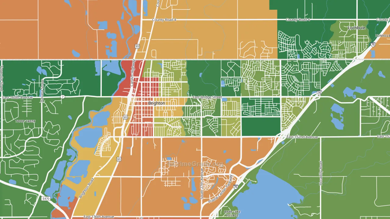 80601, CO Map of Theft Rates