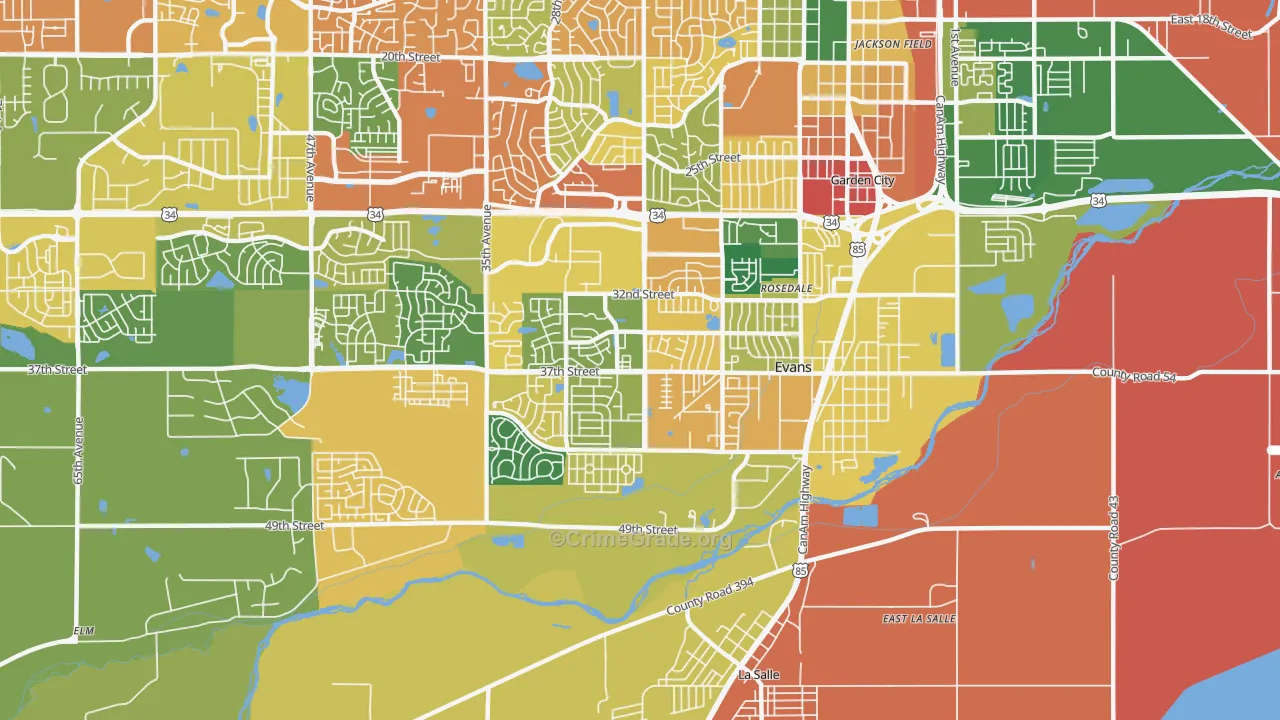80620, CO Map of Theft Rates