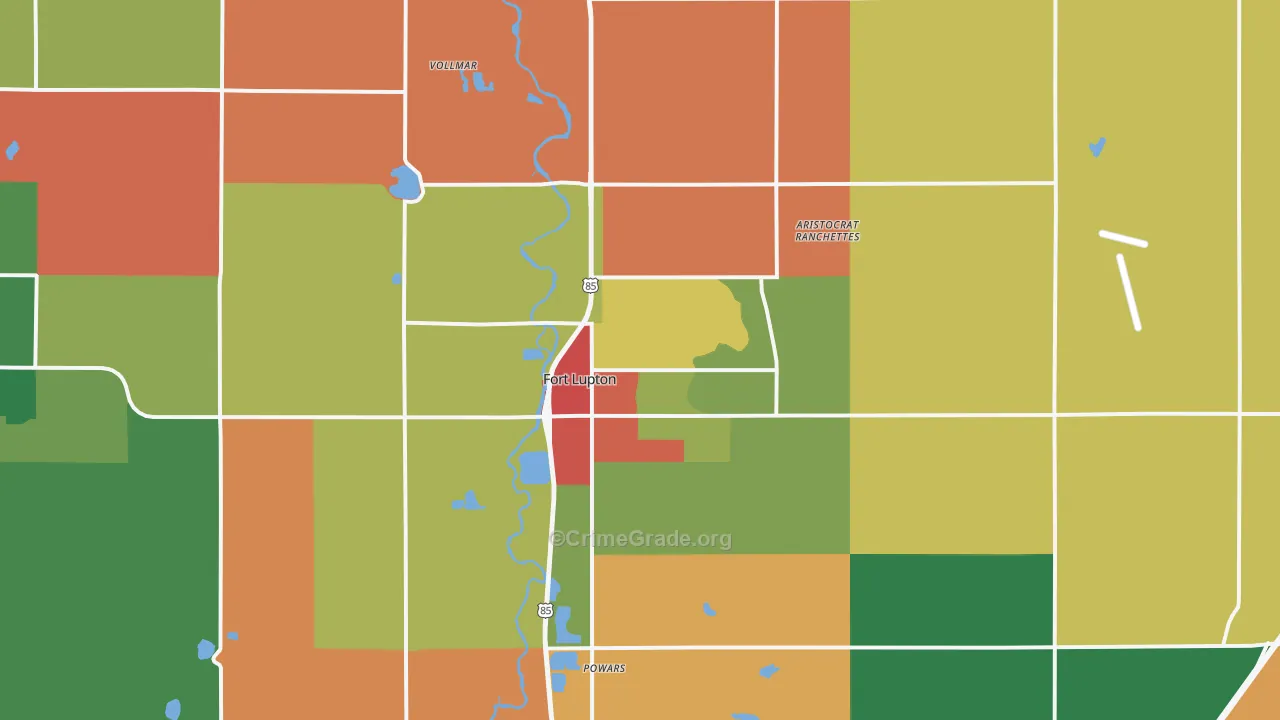 80621, CO Map of Theft Rates