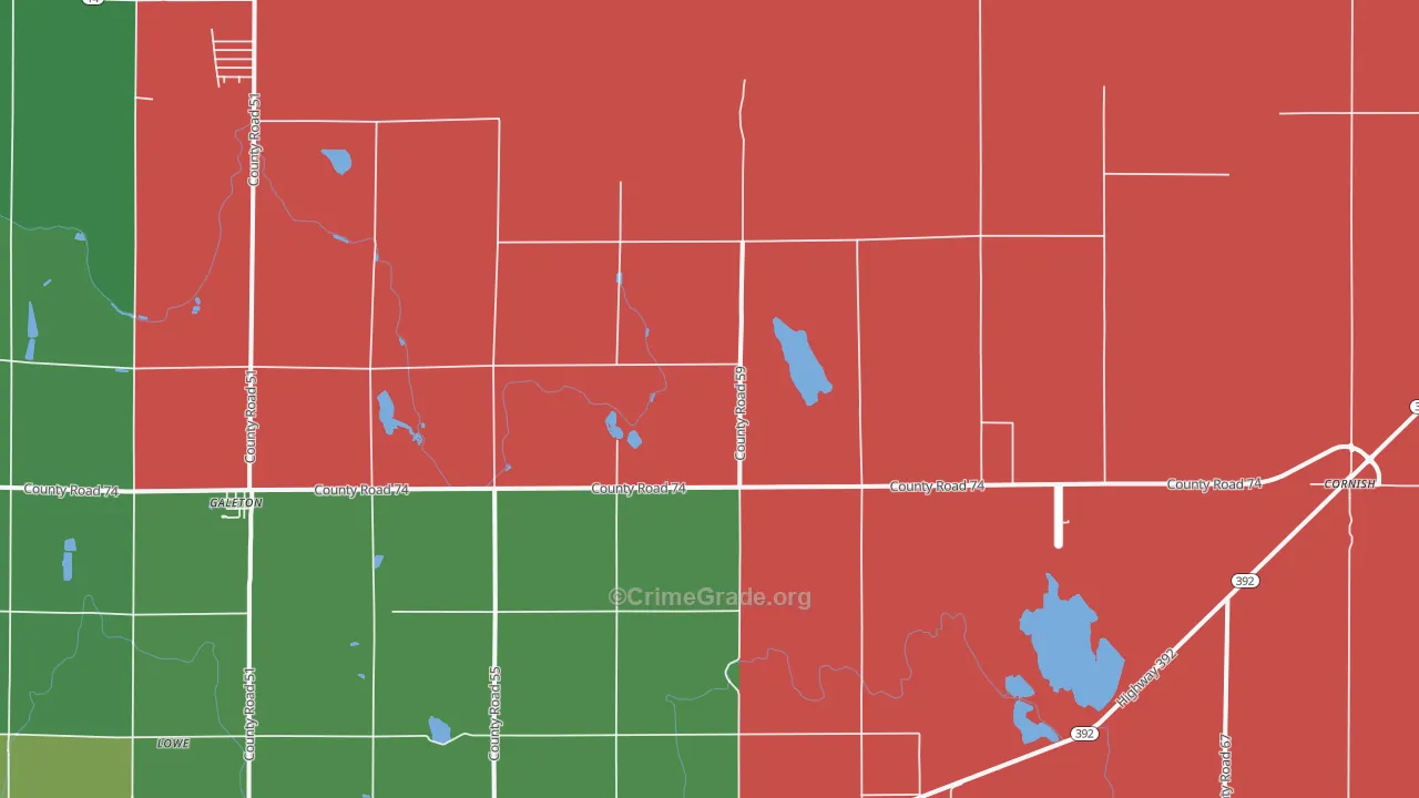 80622, CO Map of Theft Rates