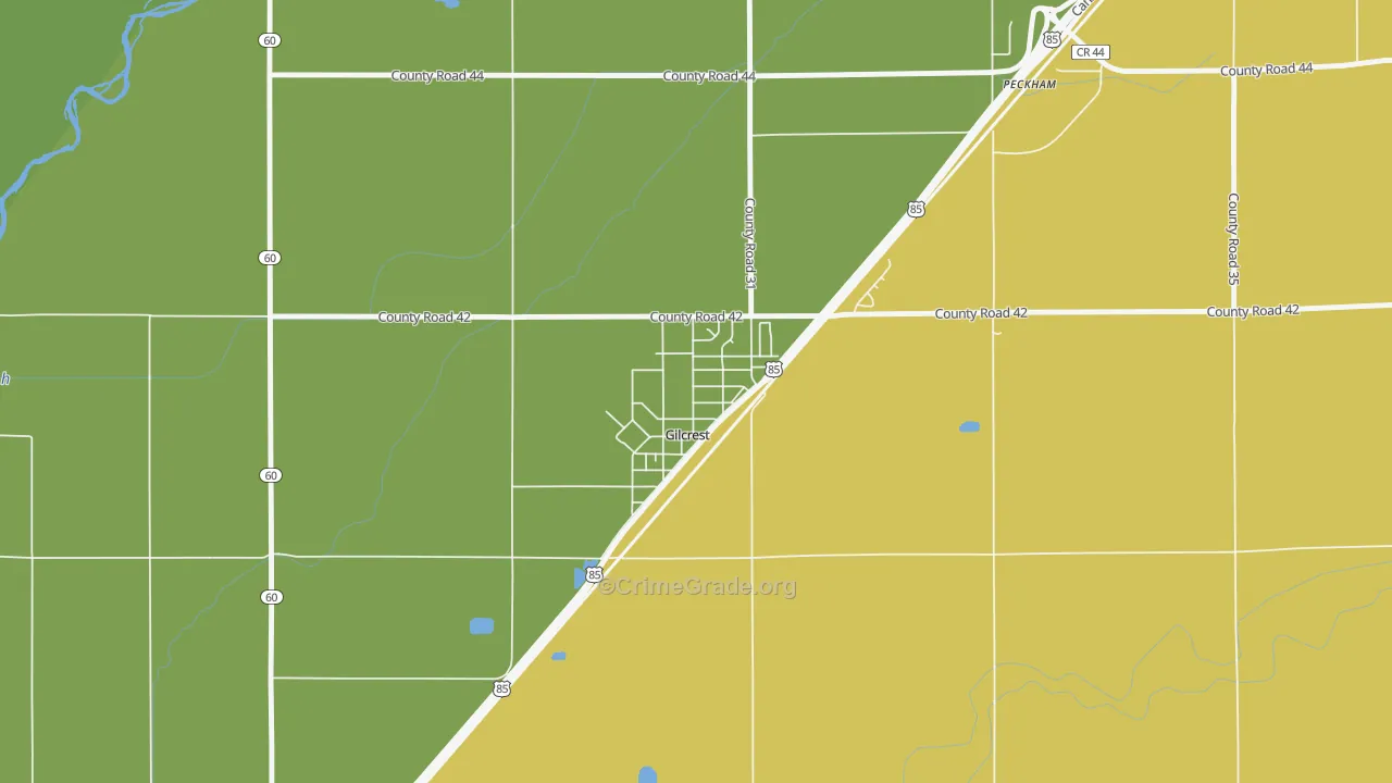 80623, CO Map of Theft Rates