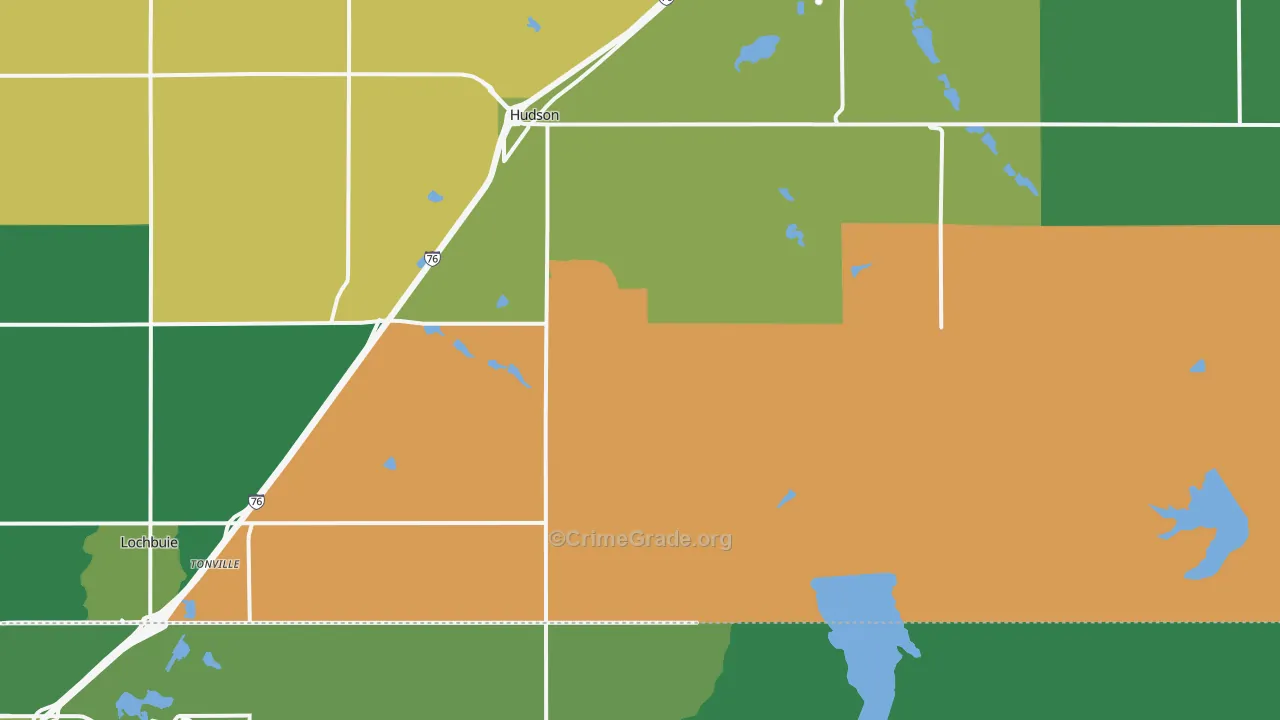 80642, CO Map of Theft Rates
