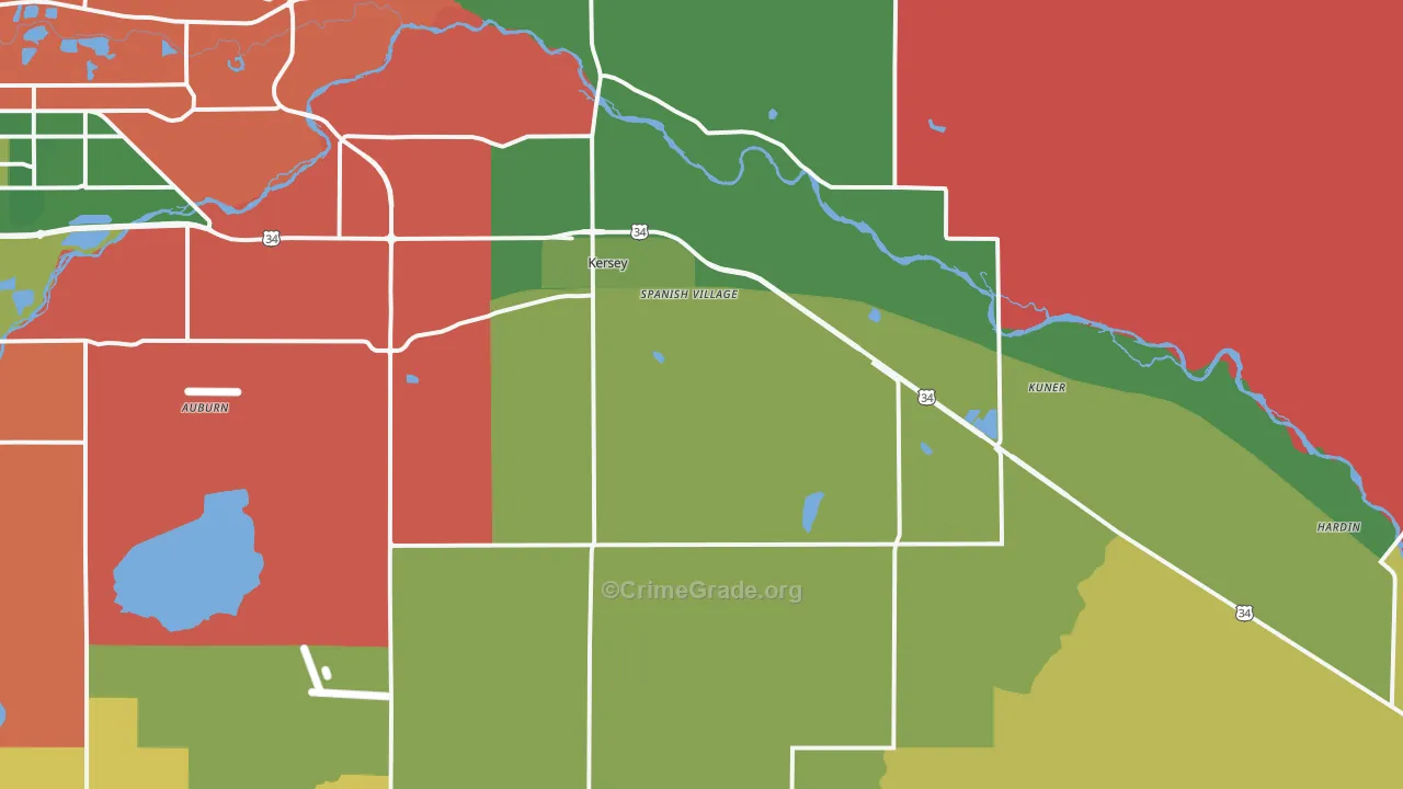 80644, CO Map of Theft Rates