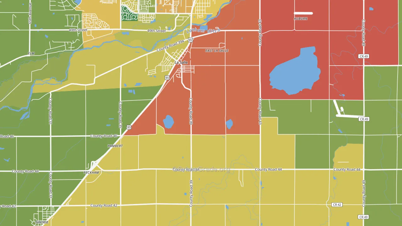 80645, CO Map of Theft Rates