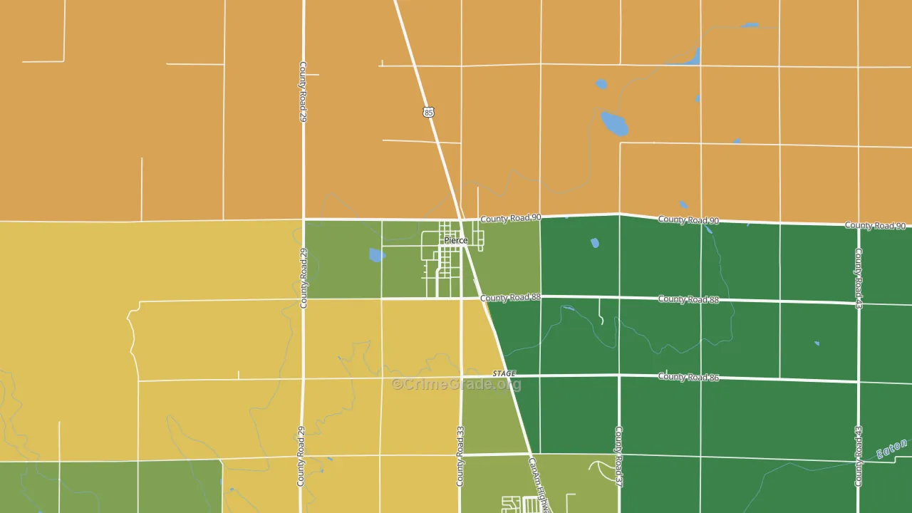 80650, CO Map of Theft Rates