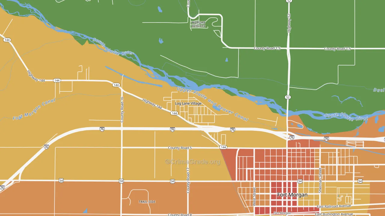 80705, CO Map of Theft Rates
