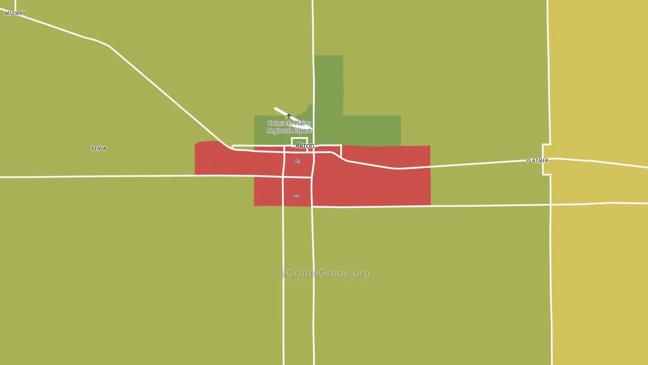 80720, CO Map of Theft Rates